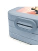 Mr. & Mrs. Panda Bento Box Pinguine Kuss Design mit Spruch in Blau Pastell