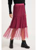 myMo ROCKS Damen Midirock in Bordeaux
