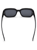 styleBREAKER Retro Sonnenbrille in Schwarz / Grau getönt