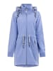 Schmuddelwedda Damen Lange Sweatjacke in Violettblau