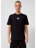 QS T-Shirt in 99D3_schwarz