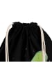 Mr. & Mrs. Panda Beutelrucksack Avocado Tanzen ohne Spruch in Schwarz