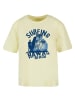 F4NT4STIC Everyday Tee Hawaii Surf Beach Summer in softyellow