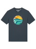 wat? Apparel T-Shirt Summer Sun in India Ink Grey