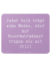 Mr. & Mrs. Panda Mouse Pad Spruch Stilvolle Feuerwehrmann mit Sp... in Lavendeltraum