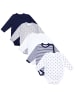 TupTam Baby Langarm Wickelbody 5er Pack in grau/weiß