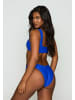 Moda Minx Bikinihose SIMPLE SWIM FIXED BRAZILIAN BIKINI BOTTOM in Azure Blue
