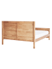 Beliani 2-tlg Doppelbett CHAMPAGNAT in Braun