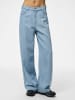 Pieces Wide Fit Jeans in Light Blue Denim