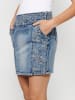 KOROSHI JEANS MIT KURZEM ROCK in blau