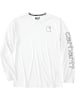 CARHARTT  Longsleeve "Sun Defender L/S 107202" in Weiß