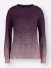 Sieh an! Jacquardpullover in traube-gemustert