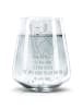 Mr. & Mrs. Panda Trinkglas Corgi Po mit Spruch in Transparent