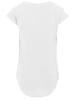 F4NT4STIC Long Cut T-Shirt Janis Joplin Sketch in weiß