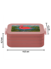 Mr. & Mrs. Panda Bento Box Flamingo Classic Design ohne Spruch in Rot Pastell