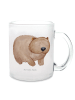 Mr. & Mrs. Panda Glas Wombat ohne Spruch in Transparent