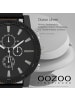 Oozoo Analog-Armbanduhr Oozoo Timepieces schwarz extra groß (ca. 50mm)