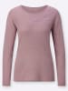 creation L Woll-Mix-Pullover in mauve
