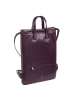 DuDu Ellesmere City Rucksack Leder 44 cm in deep purple