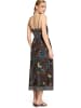 Zero  Maxikleid ohne Arm in Brown/Petrol