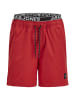 JACK & JONES Junior Bade-Shorts 'Maui' in rot