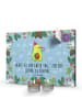 Mr. & Mrs. Panda Adventskalender Avocado Feier mit Spruch in Eisblau