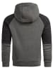 Alessandro Salvarini Sweatshirt Alessandro Salvarini Herren Hoodie AS311 in Dunkelgrau