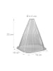 relaxdays 20 x Pflanzenhut in Grau - (B)19 x (H)22 x (T)19 cm