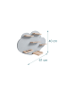 relaxdays Toniebox Regal "Wolke" in Grau - (B)61 x (H)40 x (T)17 cm
