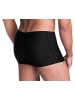 Aquarti Aquarti Herren Badehose mit Reißverschlusstasche in schwarz