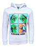 Minecraft Hoodie Minecraft Steve & Creeper in Grau