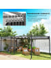 Outsunny Pergola 298L x 297B x 221H cm Grau