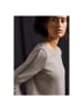 Street One Sweatshirt in silk brown mel.