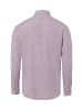 Nils Sundström Hemd in aubergine weiß - 0004