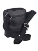 Leonhard Heyden Hamburg Umhängetasche Leder 16 cm schwarz