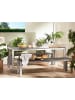 Beliani 3-tlg Gartentisch Set NARDO in Grau/Silber