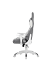 home24 home24 Gaming Chair aus Kunstleder & Kunststoff in Schwarz, 66 x 134 x 59 cm in Grau
