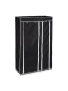 relaxdays 3x Stoffschrank in Schwarz - (B)107 x (H)174 x (T)42,5 cm