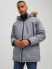 Jack & Jones Warm Gefütterte Jacke Winter Parka Blouson JJECRAFT in Grau