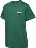 Hummel T-Shirt Hmljr Reg Kinder in SMOKE PINE/DEEP COBALT