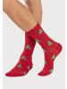 John Devin Socken in 1x rot, 1x grün, 1x anthrazit