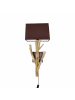 Licht-Erlebnisse Wandlampe (B)30 x (L)20 x (H)65 cm in Holz (Natur) Rostrot