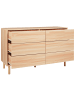 Beliani Kommode SHARPE in Braun - (W) 120 x (H) 74 x (L) 40 cm