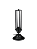 relaxdays Tischlampe in Schwarz - (H)33 x Ø13 cm