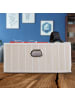 relaxdays 4 x Aufbewahrungskorb in Weiß - (B)31 x (H)14 x (T)31 cm