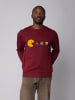 wat? Apparel Sweatshirt Pacmännchen in Weinrot