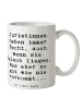 Mr. & Mrs. Panda Tasse Spruch Juristin Recht mit Spruch in Weiß