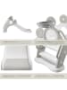 tectake Kinderrutsche Joy Belastbarkeit 50 kg, 128 x 66,5 x 67,5 cm, grau
