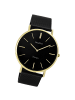 Oozoo Analog-Armbanduhr Oozoo Vintage Series schwarz groß (ca. 40mm)