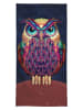 Juniqe Handtuch "Owl 2" in Blau & Braun